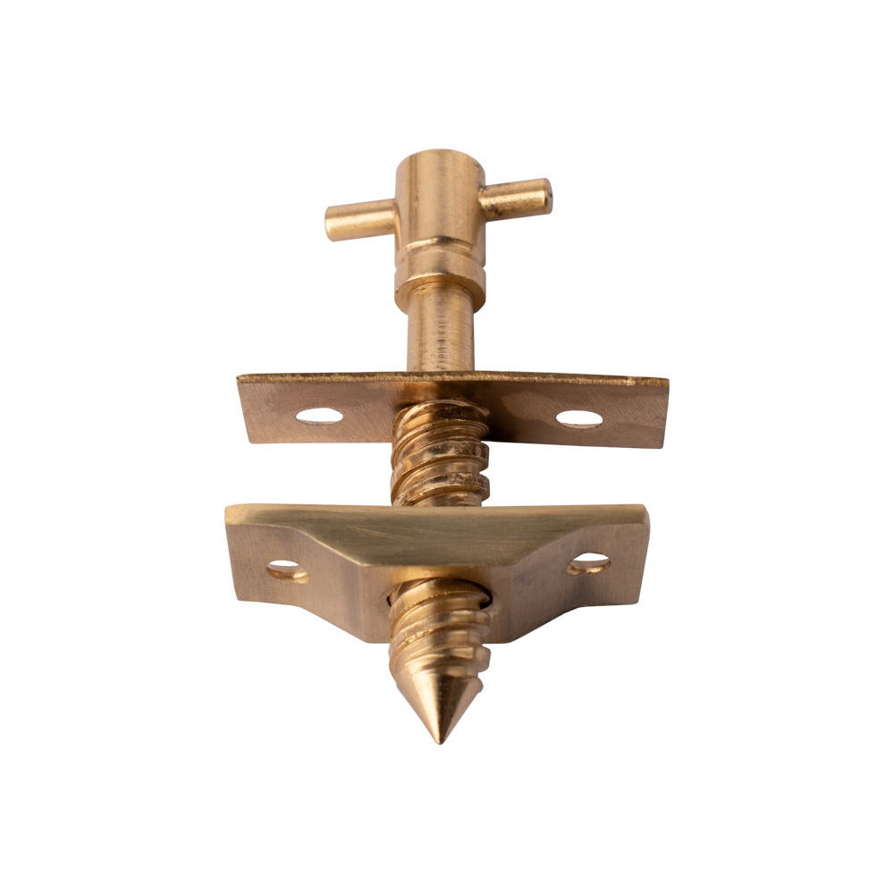 Simplex Brass Baton Rod Screw Extra Long (52mm) - Polished Brass